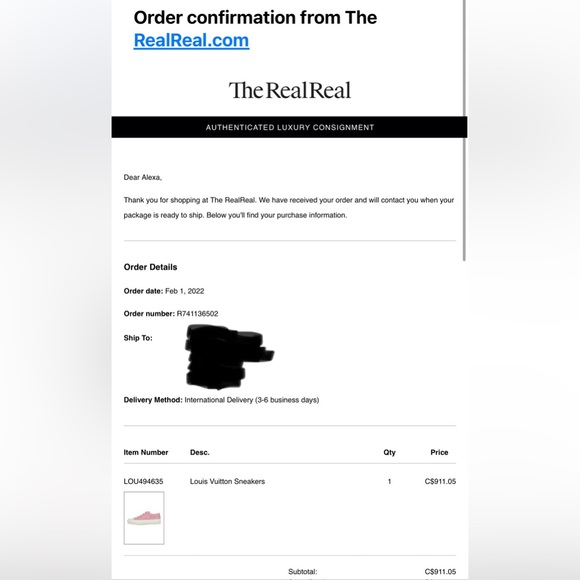 Louis Vuitton Pink Denim Sneaker - Picture 4 of 4